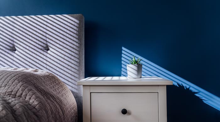 Nachtkastje/bedtafel