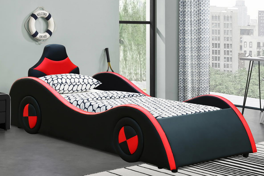 1497 Auto Cool Racer-themabedden voor kinderen