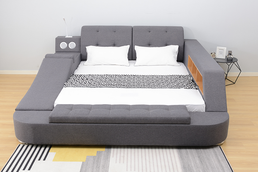 1550 Bluetooth-luidspreker Gestoffeerd geïntegreerd vrijetijdsbedframe