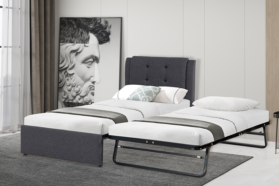 4212 Onderschuifbed, gestoffeerd multifunctioneel combinatiebedframe