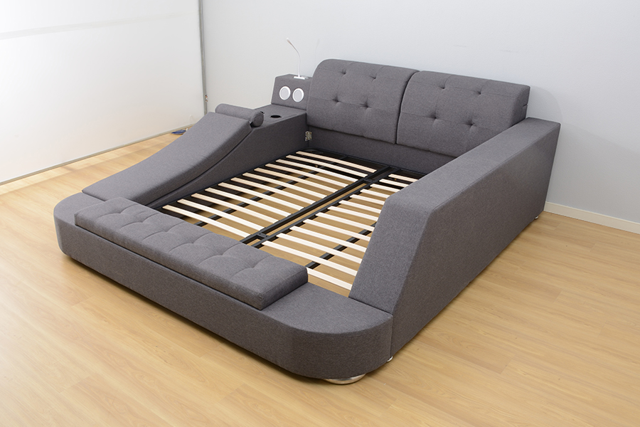 1550 Bluetooth-luidspreker Gestoffeerd geïntegreerd vrijetijdsbedframe