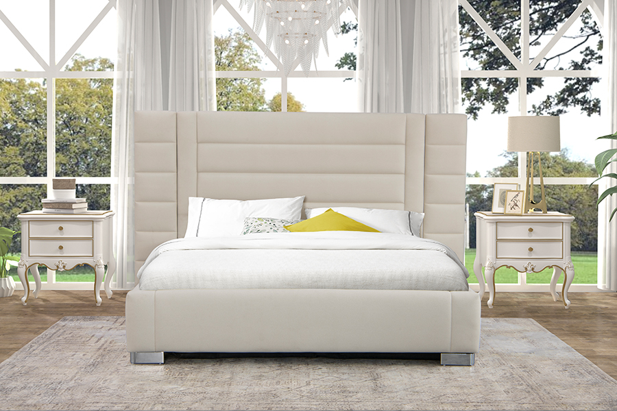 4181G Ottomaans bedframe met gaslift, pneumatisch opbergsysteem