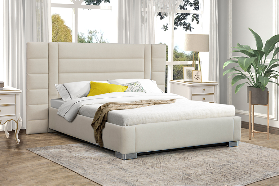 4181G Ottomaans bedframe met gaslift, pneumatisch opbergsysteem