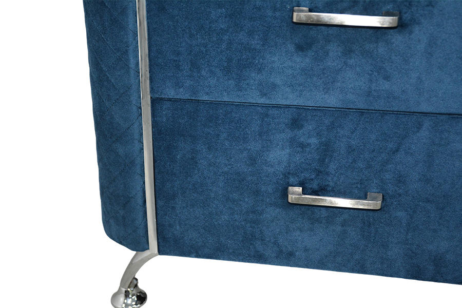 WSS954 Diamantfluwelen nachtkastje/bedtafel