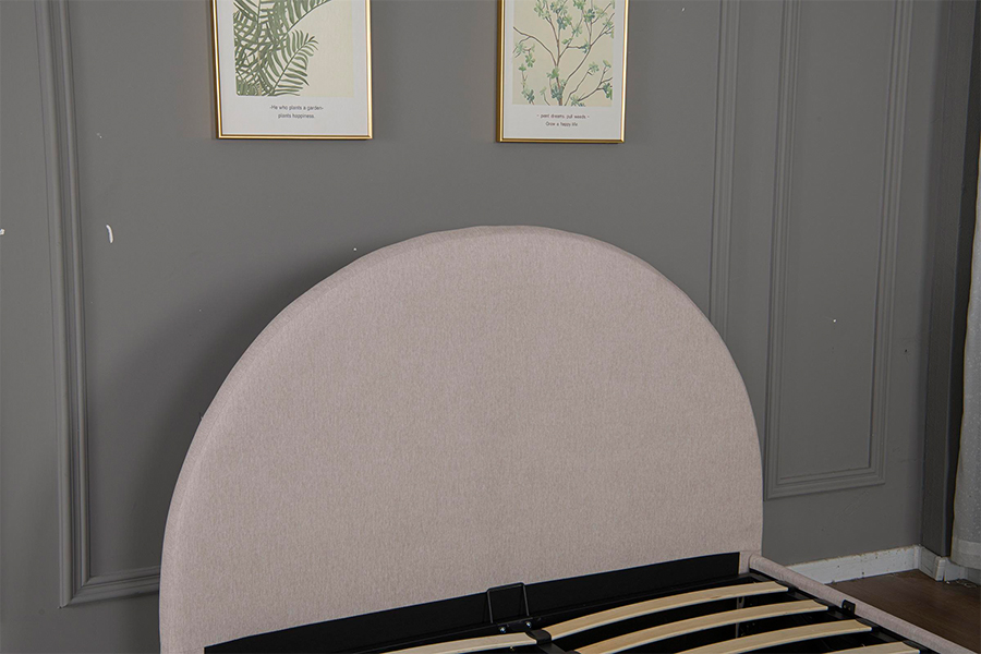 5019G Milieuvriendelijke materialen Gestoffeerd bedframe met opbergruimte