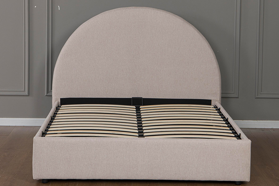 5019G Milieuvriendelijke materialen Gestoffeerd bedframe met opbergruimte