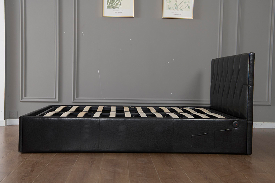 5031G Luxe design verstelbaar bed USB gestoffeerd bedframe