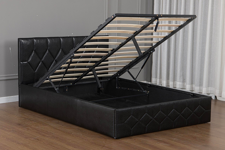 5031G Luxe design verstelbaar bed USB gestoffeerd bedframe