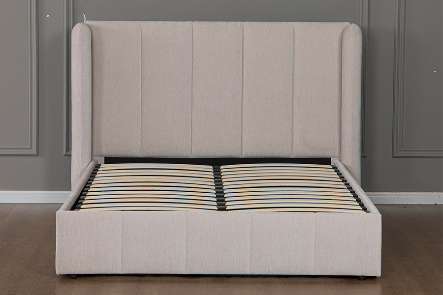 5001G PU-leer gestoffeerd hydraulisch bedframe van goede kwaliteit
