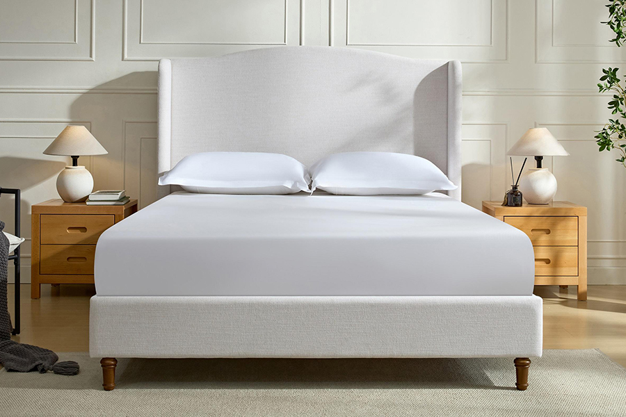 N4 Afmetingen kingsize tweepersoonsbed Gestoffeerde bedframes met opbergruimte