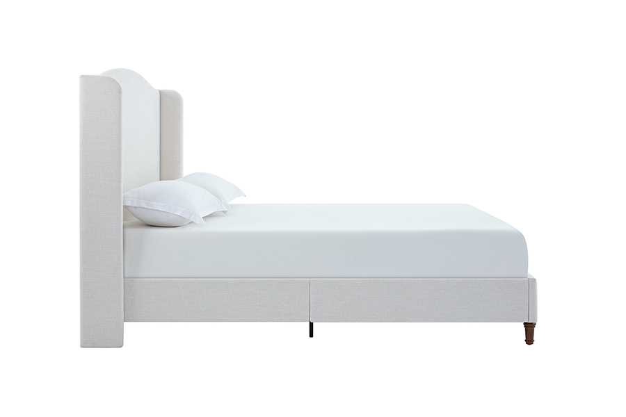 N4 Afmetingen kingsize tweepersoonsbed Gestoffeerde bedframes met opbergruimte