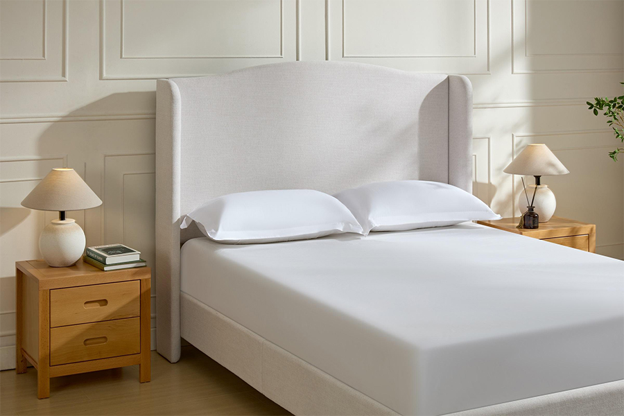 N4 Afmetingen kingsize tweepersoonsbed Gestoffeerde bedframes met opbergruimte