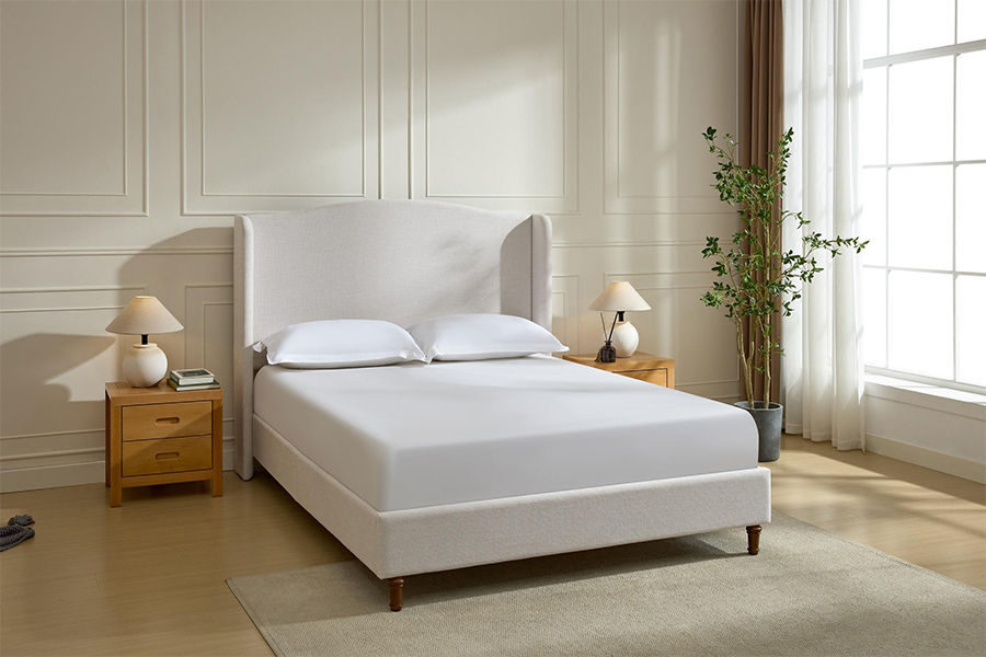N4 Afmetingen kingsize tweepersoonsbed Gestoffeerde bedframes met opbergruimte