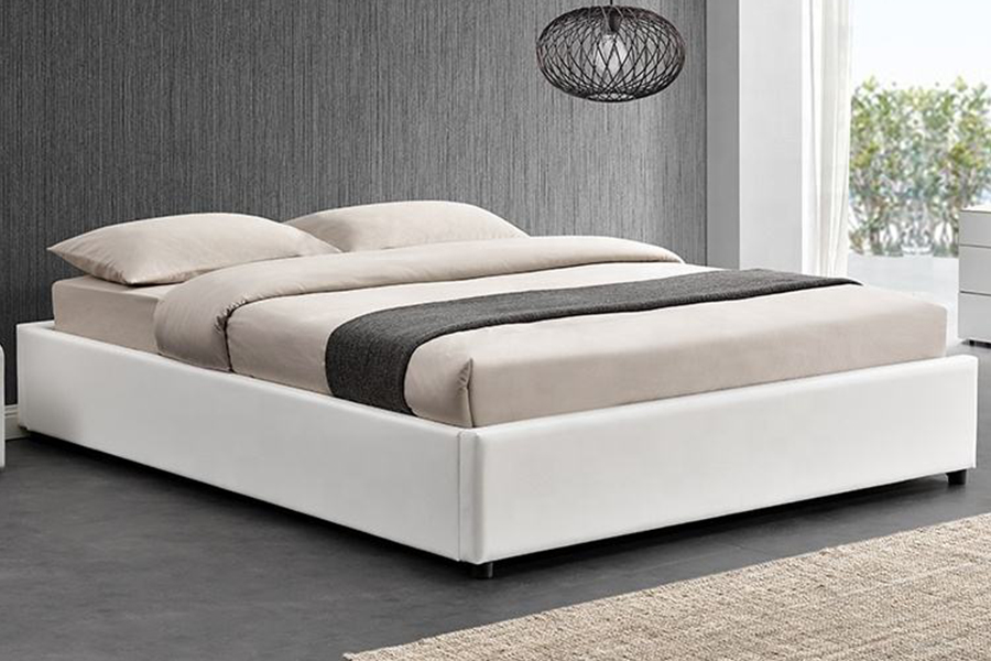 1151 Ottoman Gaslift Design Linnen Gestoffeerd Bed