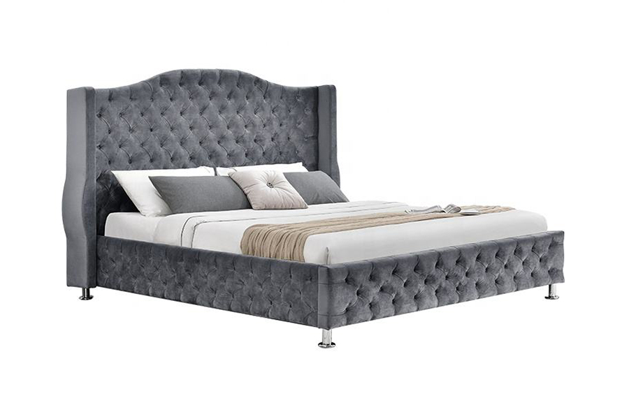 1268 Luxe stijl stoffen bekleding Gestoffeerd bed