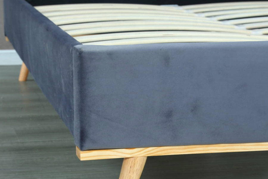 1457 Nieuwste moderne, eenvoudige design fluwelen gestoffeerde bed