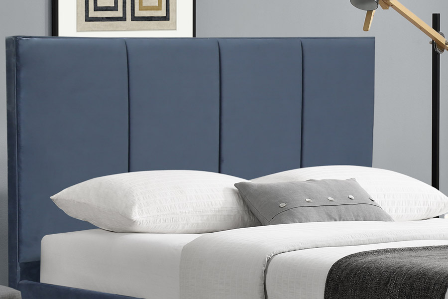 1457 Nieuwste moderne, eenvoudige design fluwelen gestoffeerde bed
