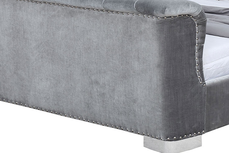1413 Modern design gestoffeerd platformbed