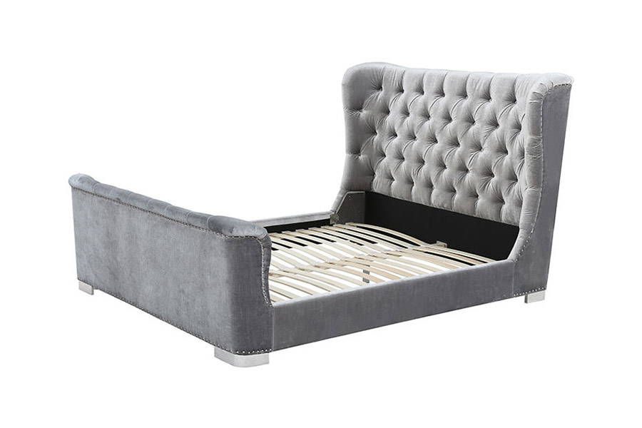 1413 Modern design gestoffeerd platformbed