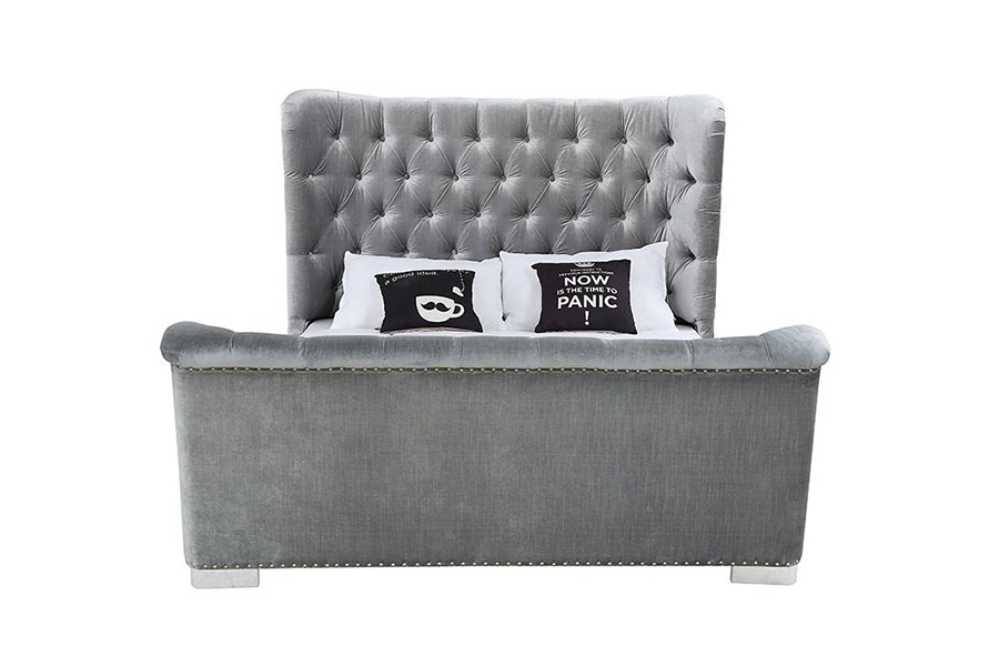 1413 Modern design gestoffeerd platformbed