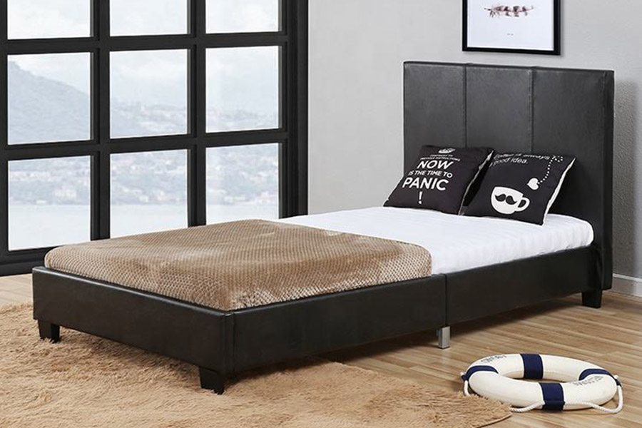 1381 Moderne houten eenpersoonsbed Kinderbedden