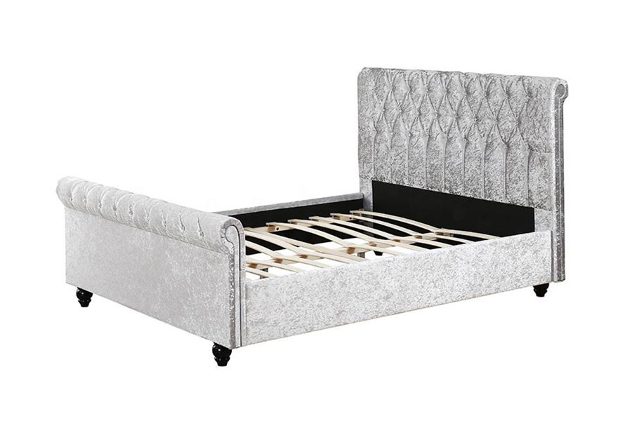 1366 Modern sleebed, met fluweelstof gestoffeerd bed