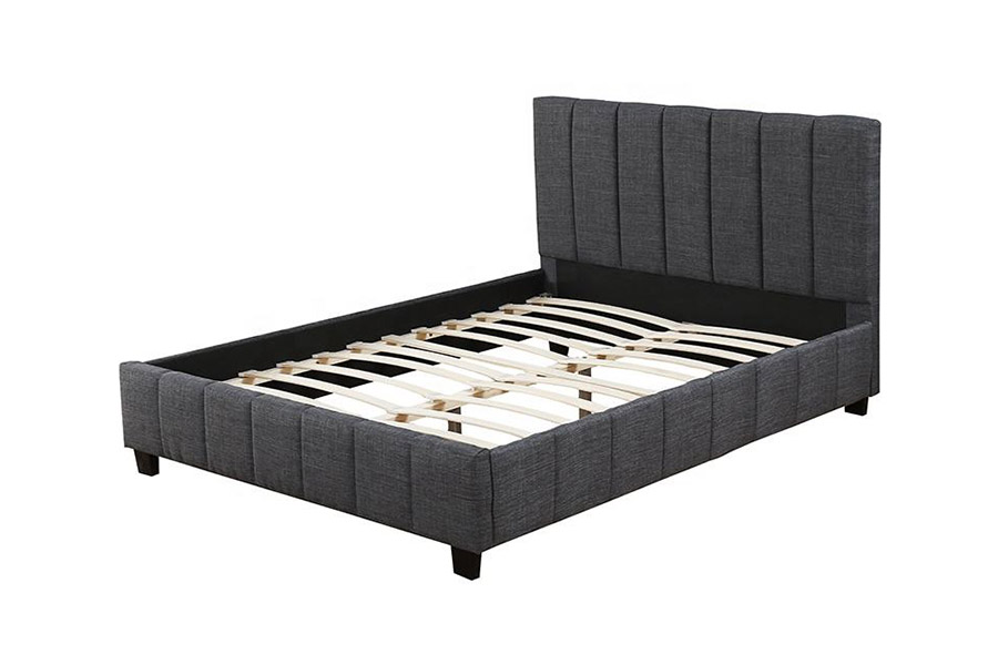 1333 Modern grijs pluche gestoffeerd bed