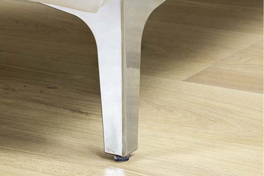 1586 Wit PU-leer, zacht houten frame, gestoffeerd bed