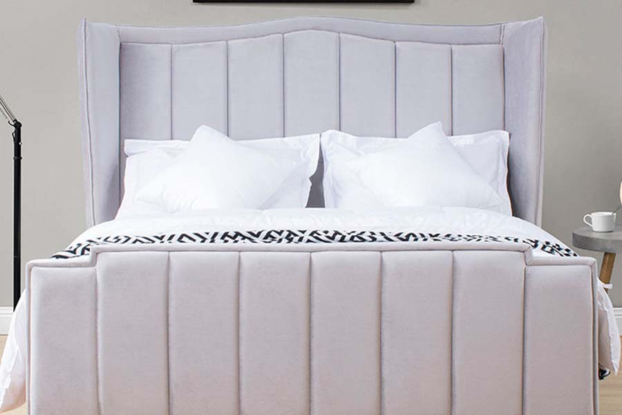 1562 Kwaliteit fluwelen gestoffeerd gestoffeerd bed