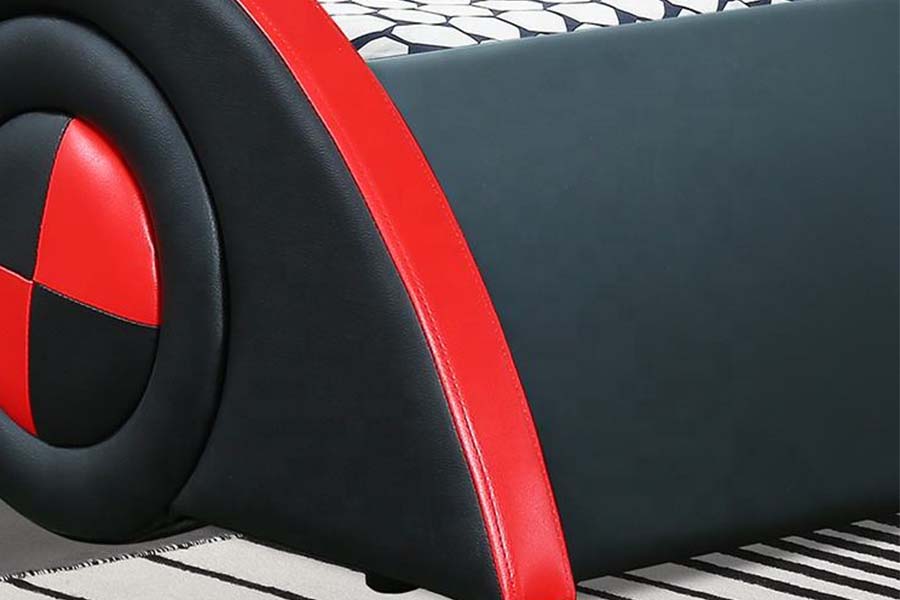 1510 Leren bed Cool Shape autobedden voor kinderen