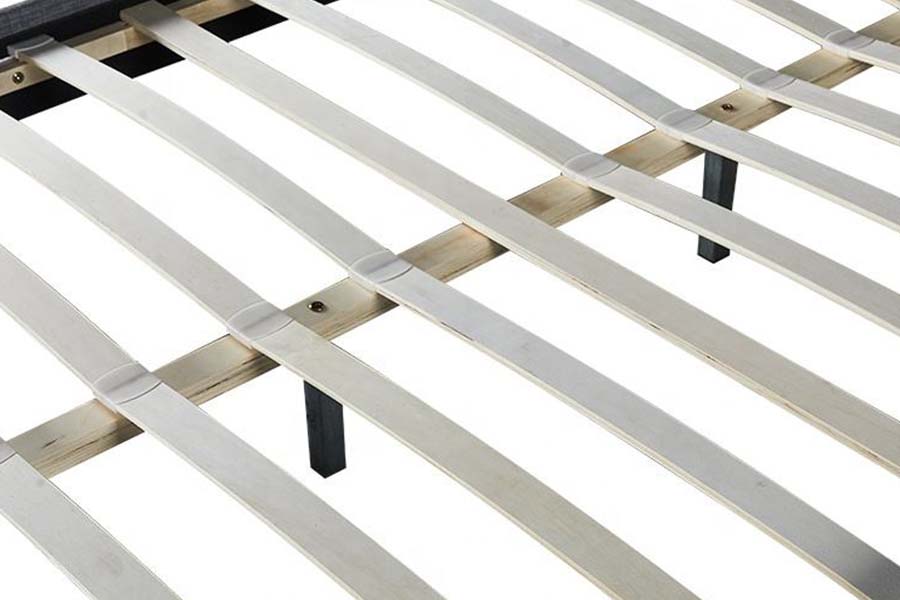 1509 Hoogwaardig houten linnen bed, gestoffeerd bed