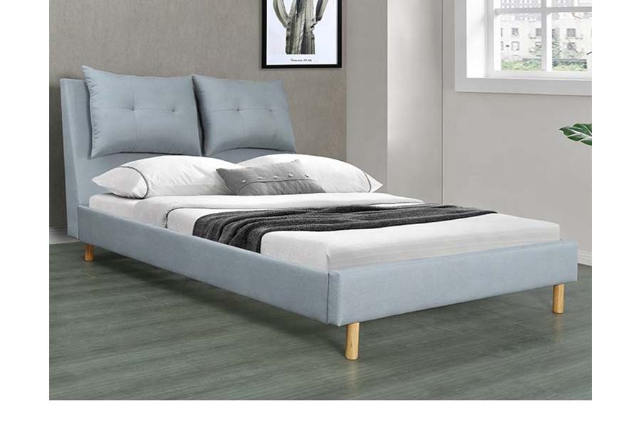 1503 Gestoffeerd bed met kussenframe in MDF-stijl, modern design