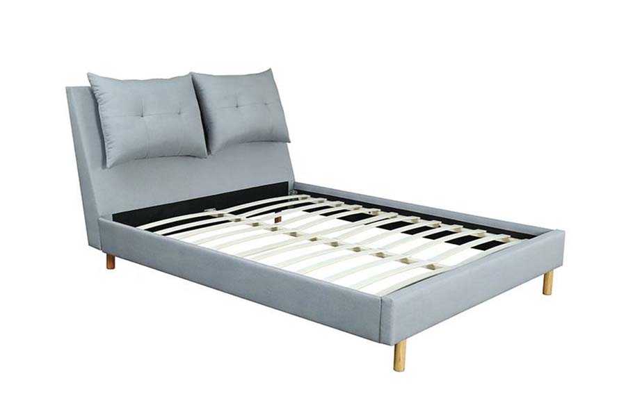 1503 Gestoffeerd bed met kussenframe in MDF-stijl, modern design