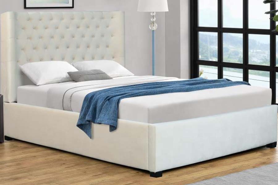 1500 knopen hoofdeinde bed stoffen bed gestoffeerd bed