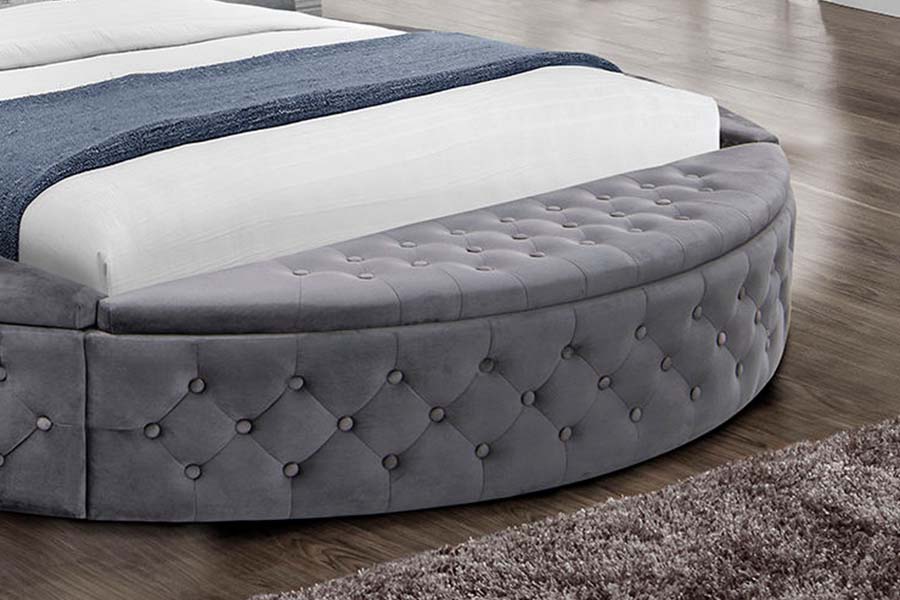 1611 Modern luxe gestoffeerd getuft bed Gestoffeerd bed