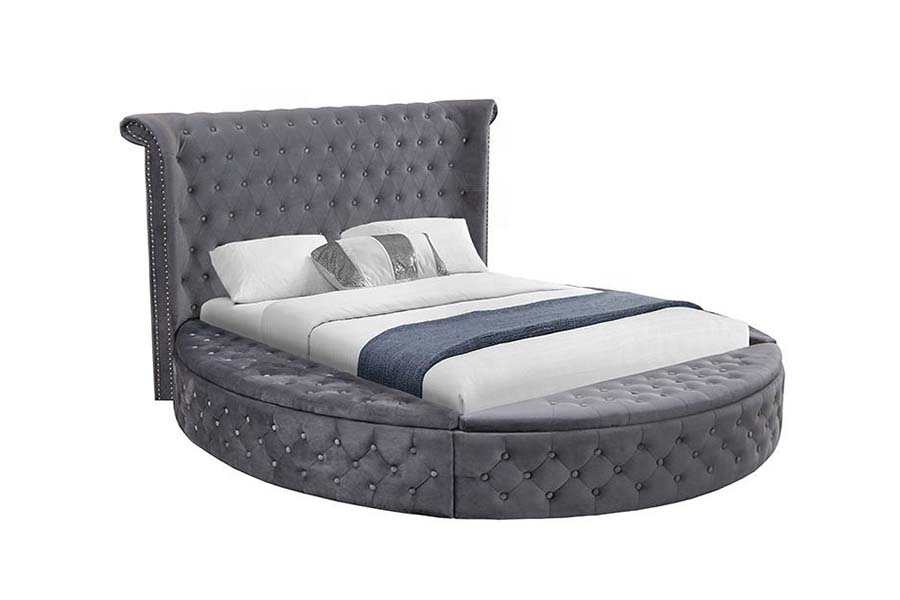 1611 Modern luxe gestoffeerd getuft bed Gestoffeerd bed