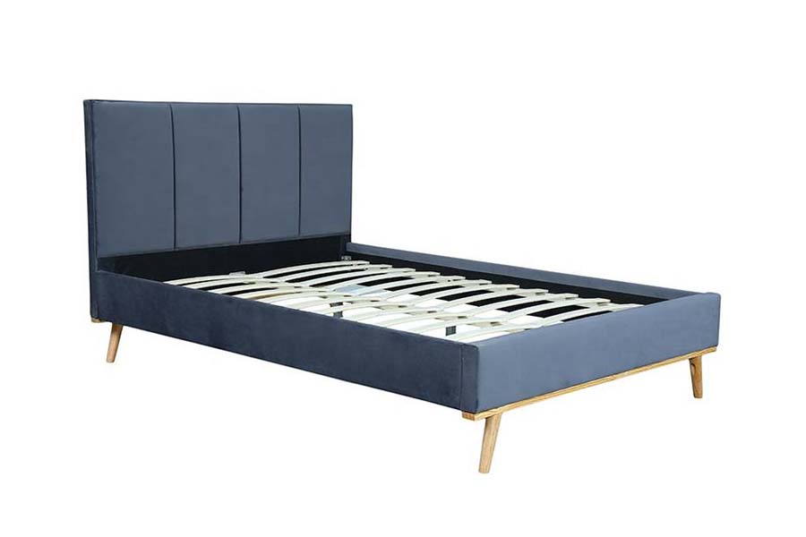1495 stoffen tweepersoonsbed, duurzaam bedframe, gestoffeerd bed