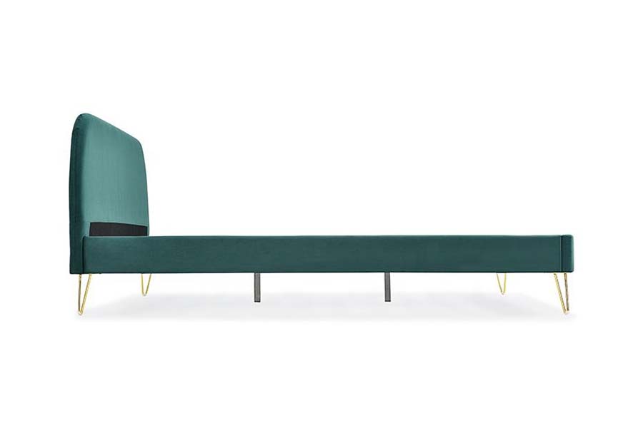 1475 Hoogwaardig kingsize bedframe, gestoffeerd bed