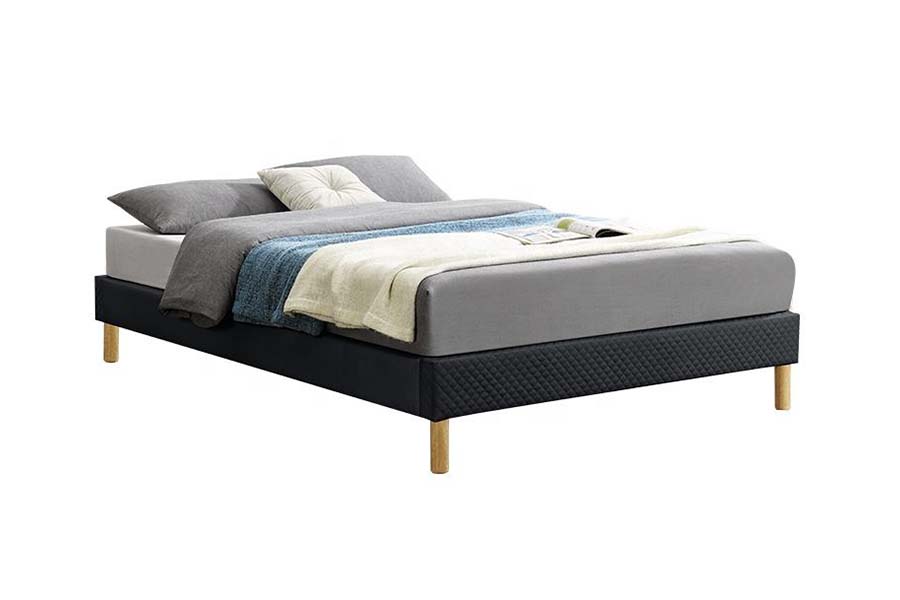 1469 Hoogslaper met PU-stof gestoffeerd bed
