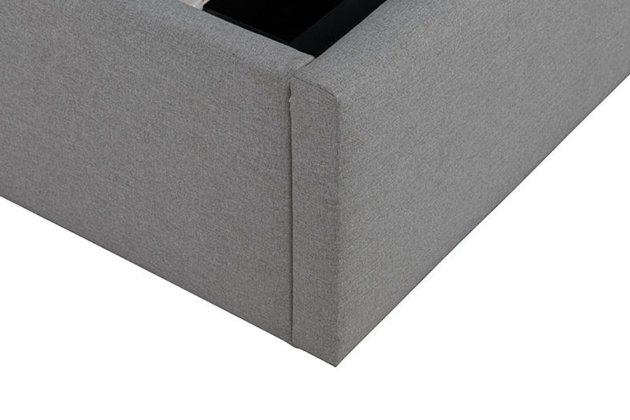 4242 Linnen stof, opklapbaar, gestoffeerd bedframe
