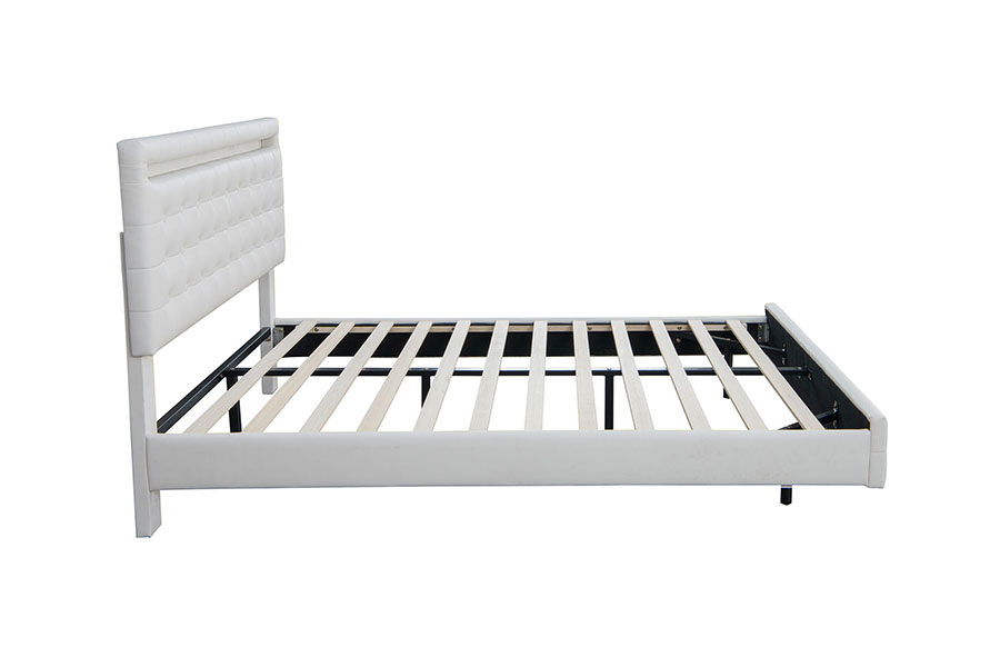 4209 Kingsize verstelbaar gestoffeerd LED-bedframe