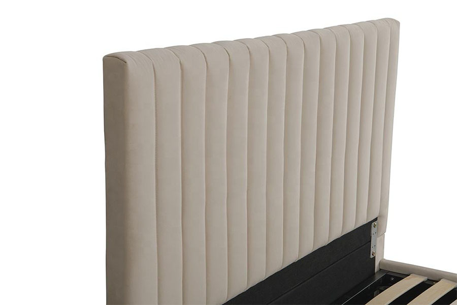 4088 Licht luxe fluwelen poef bedframe met opbergruimte