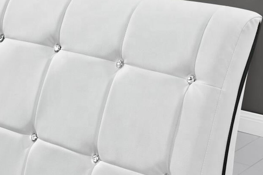 1144-1 Getuft kunstleer Luxe LED-gestoffeerd bedframe