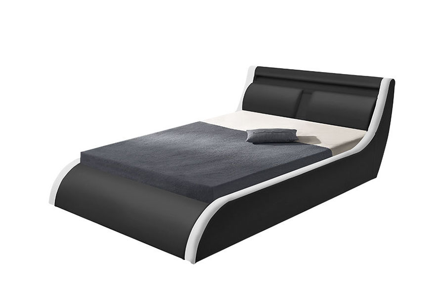 1175-1G Kussen Zacht LED Gasveer Poef PU-leer bed