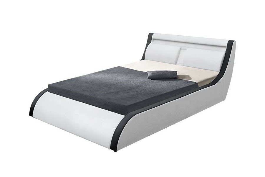 1175-1G Kussen Zacht LED Gasveer Poef PU-leer bed