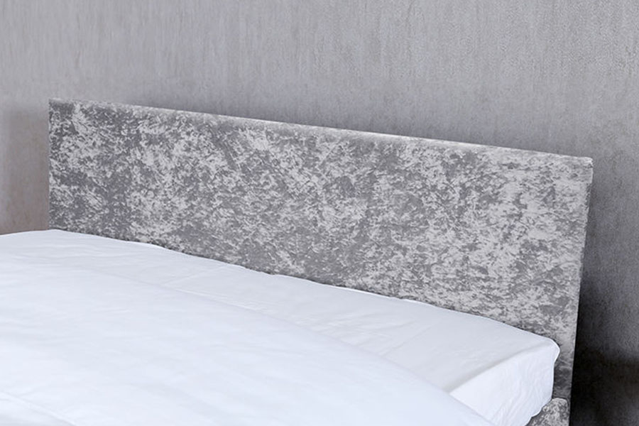 1166G King Ottoman gaslift PU fluwelen bedframe met opbergruimte