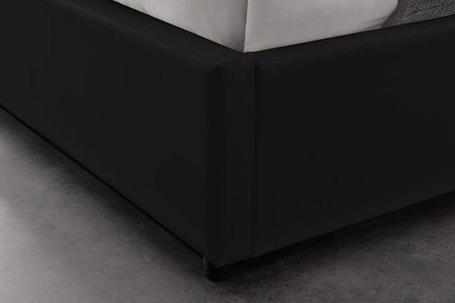 1155G modern kunstleer hotel gaslift bedframe met opbergruimte