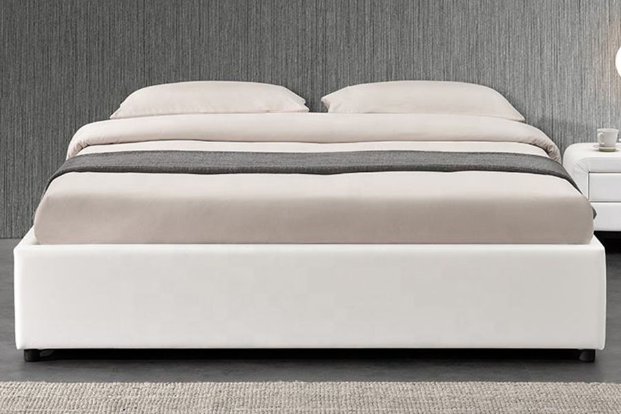 1155G modern kunstleer hotel gaslift bedframe met opbergruimte