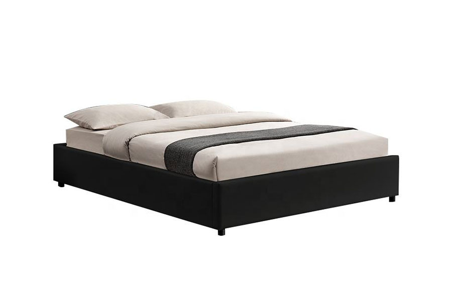 1155G modern kunstleer hotel gaslift bedframe met opbergruimte