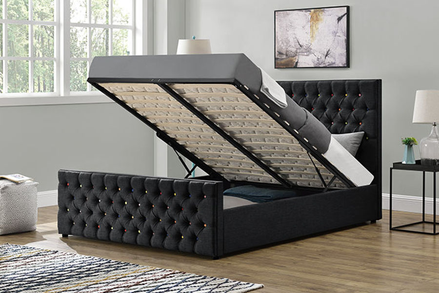 1308G Luxe sledeplatform met gaslift en opbergruimte voor sleeplatform 1308G